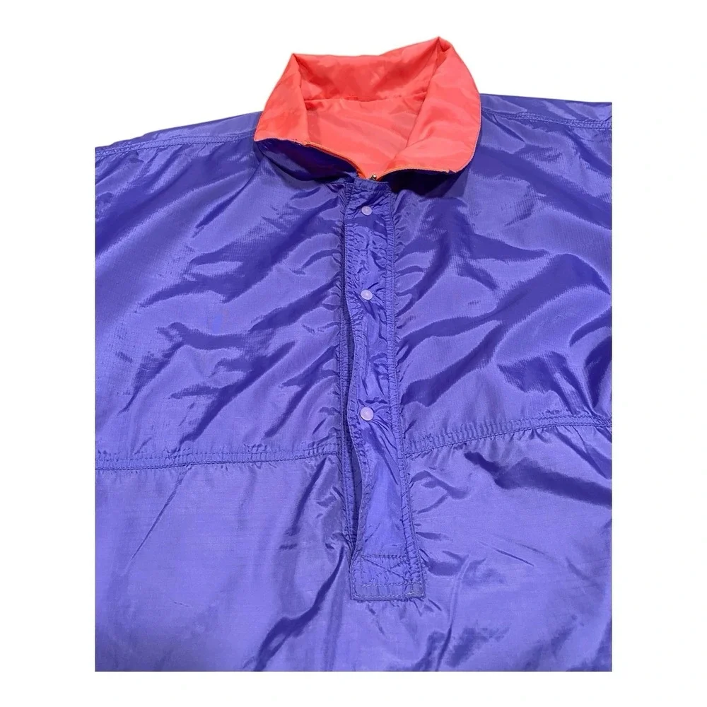 Patagonia Jacket Women MED Purple‎ Logo Full Zip Windbreaker Outdoor Hike Light